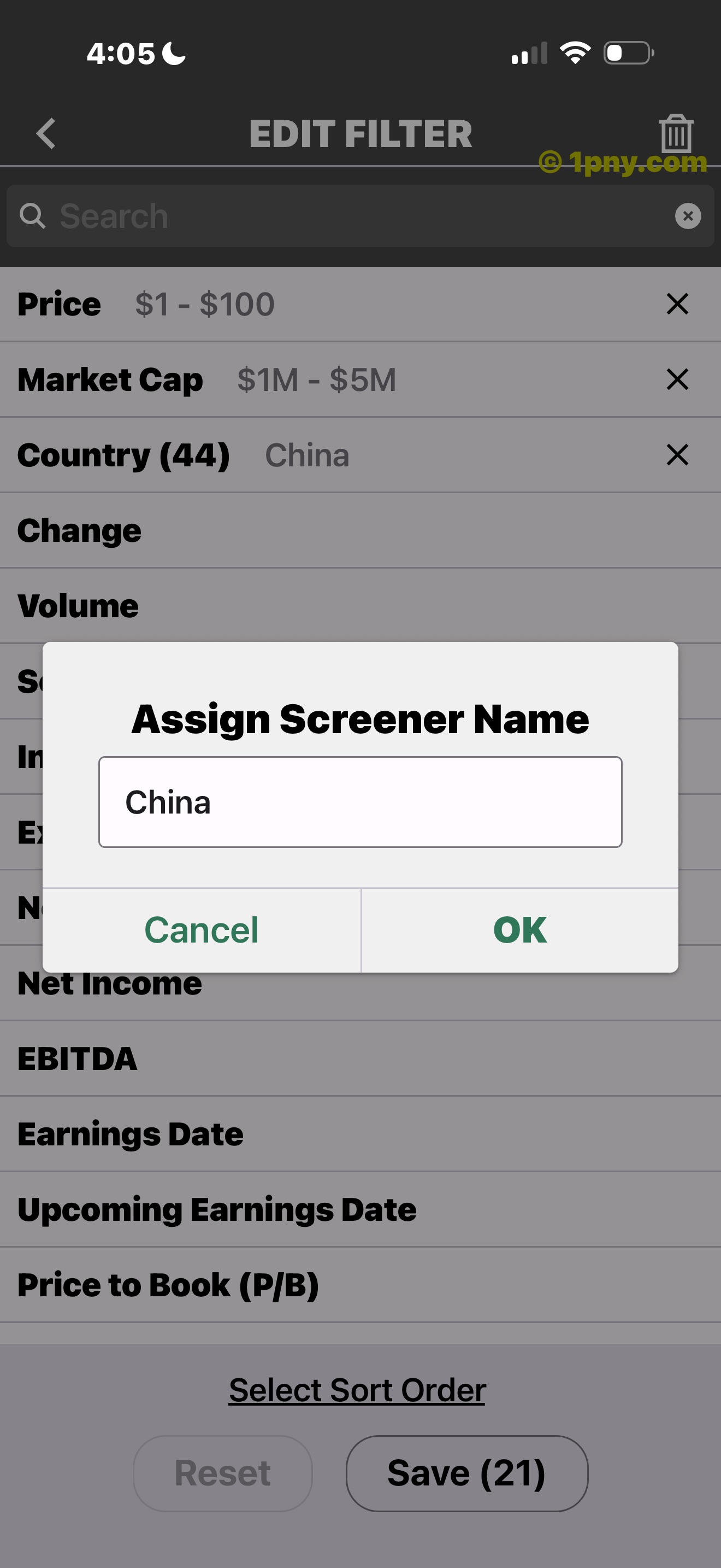 PennyGems named screener ready to save